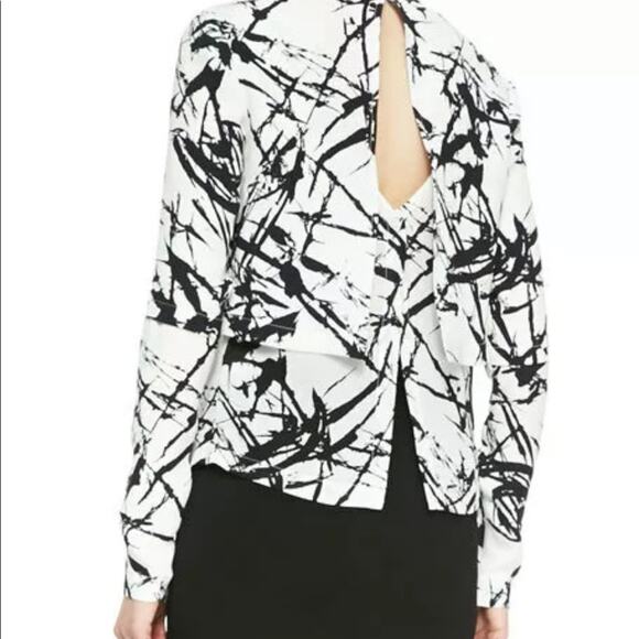 A.L.C. Abstract Layered Blouse - Picture 9 of 9